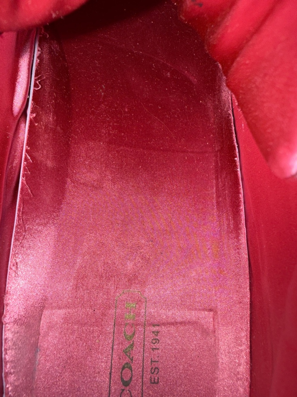 Coach Norra Signature "C" monogram pink sneakers preowned. - Picture 11 of 16